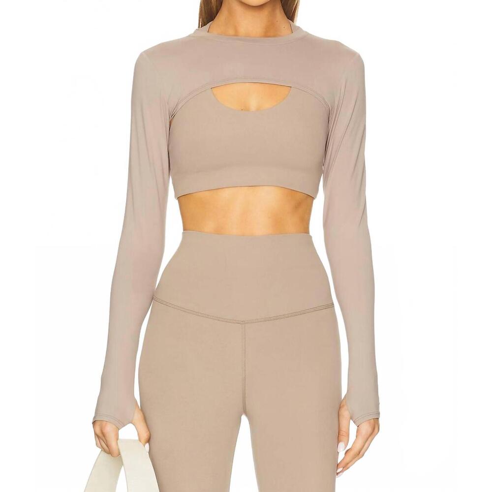 NEW SPLITS59 amelia airweight lite shrug in latte